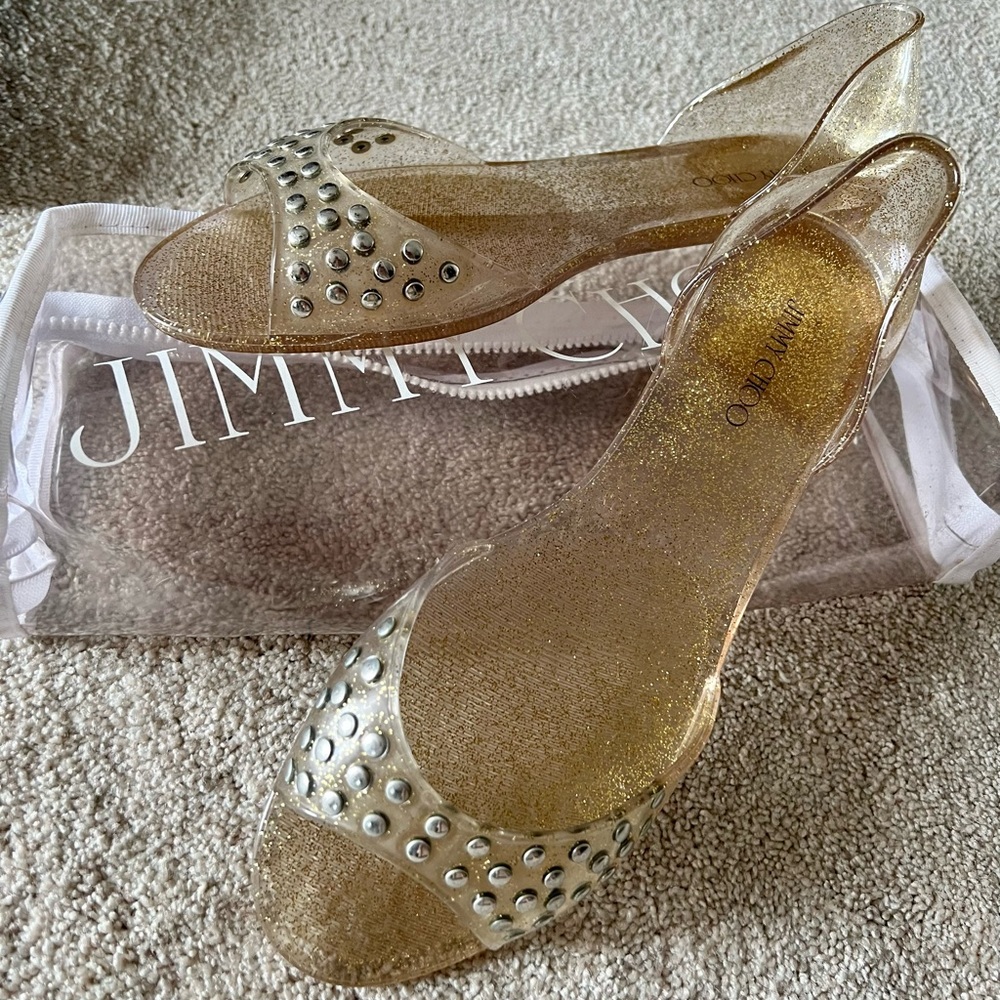 Jimmy Choo studded flats